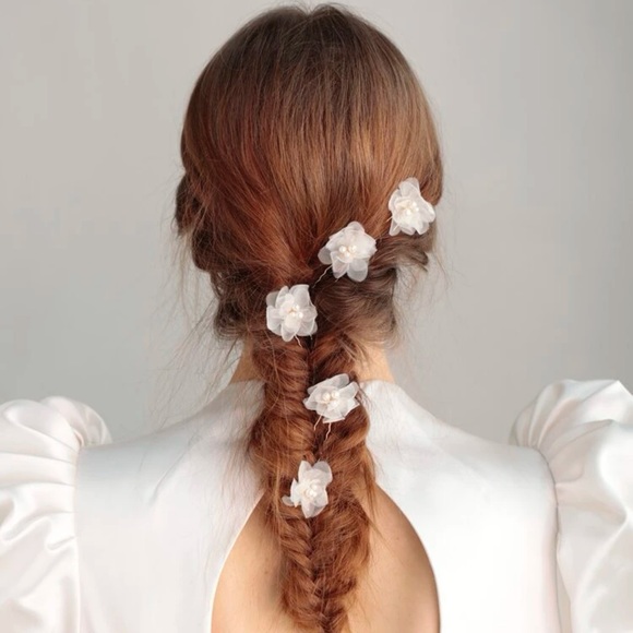 🆕Floral Hair Pins - Picture 1 of 2